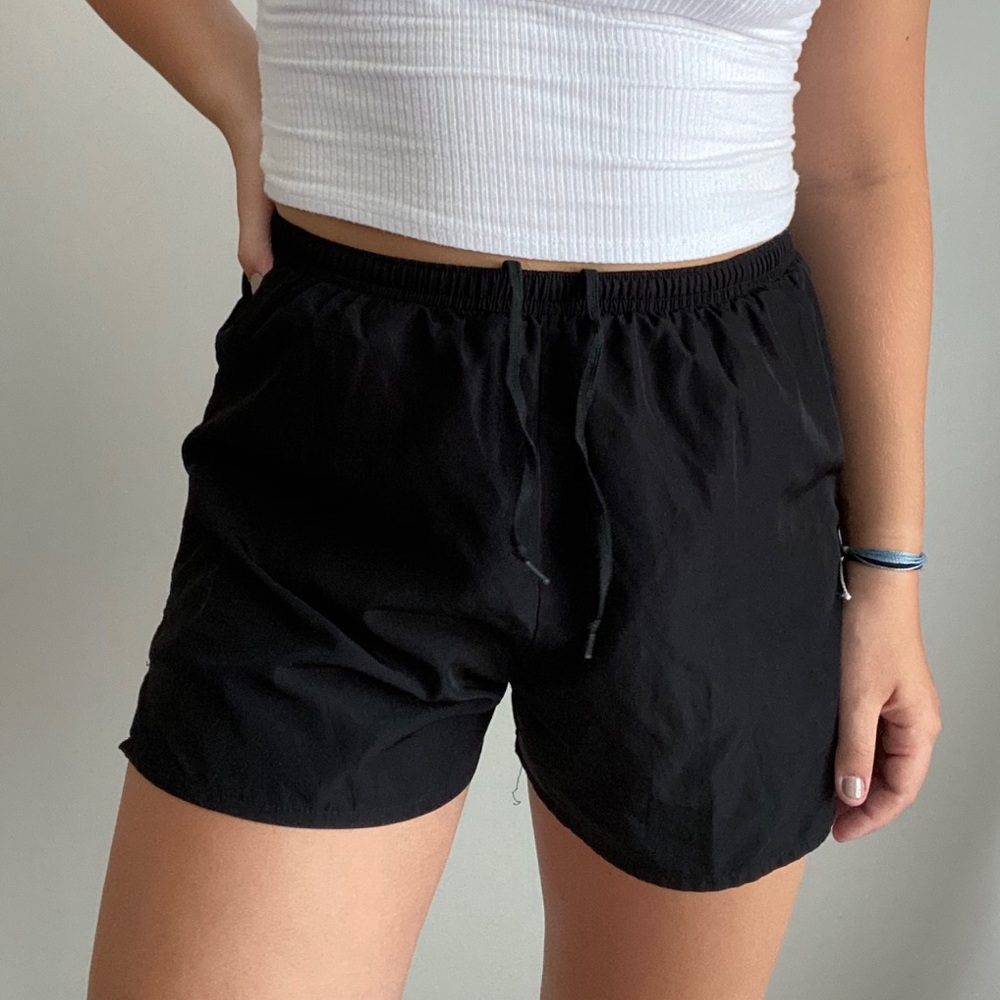 Black Athletic Soccer Shorts